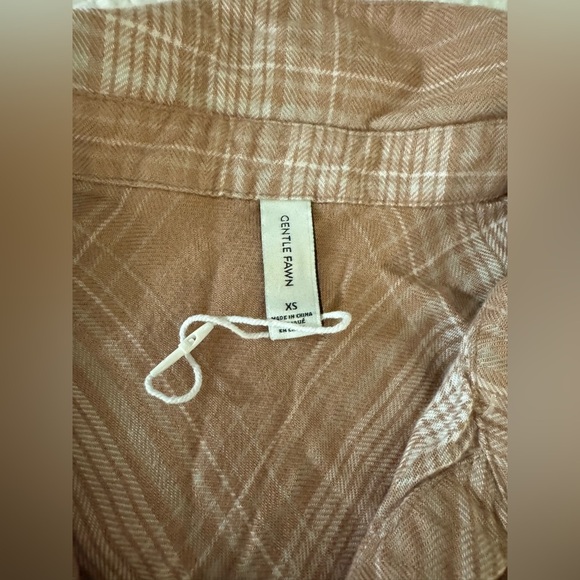 Gentle Fawn plaid button down - Picture 5 of 6